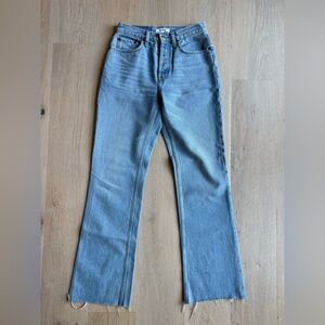 Re/Done Faded Blue Denim